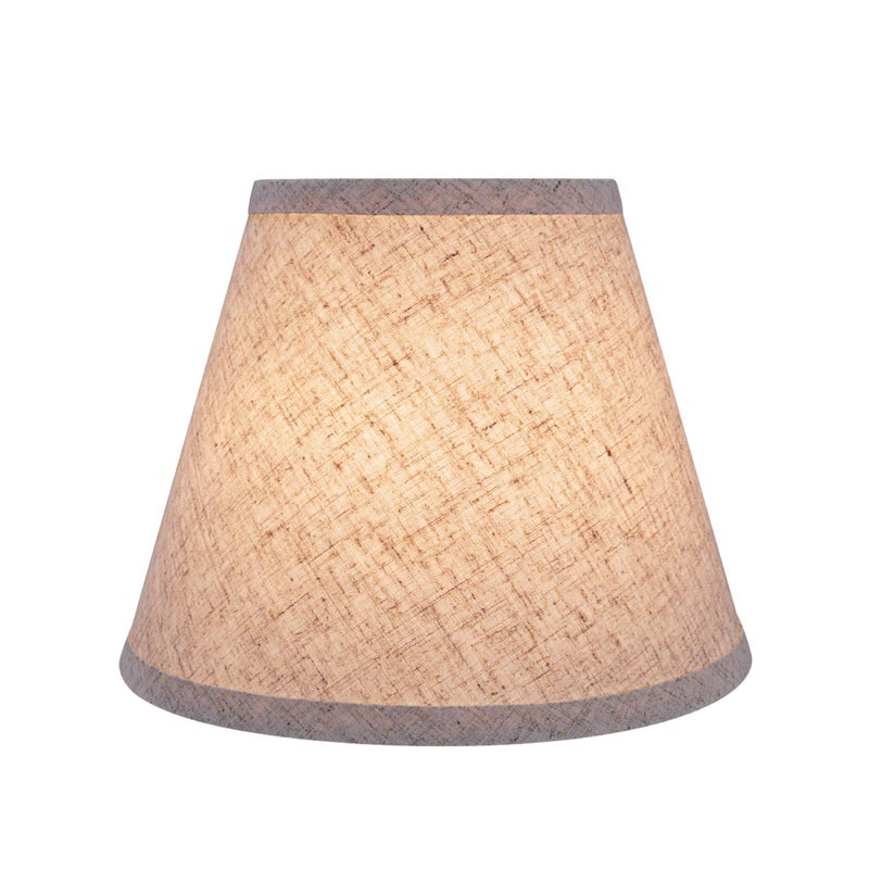 Aspen Creative 32426 Transitional Hardback Empire Shape Spider Construction Lamp Shade in Flaxen, 9" wide (5" x 9" x 7") - Image 2